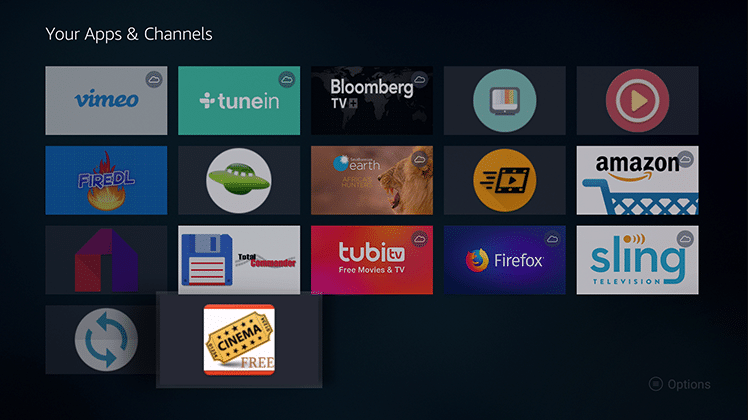 Install Cinema APK on Firestick