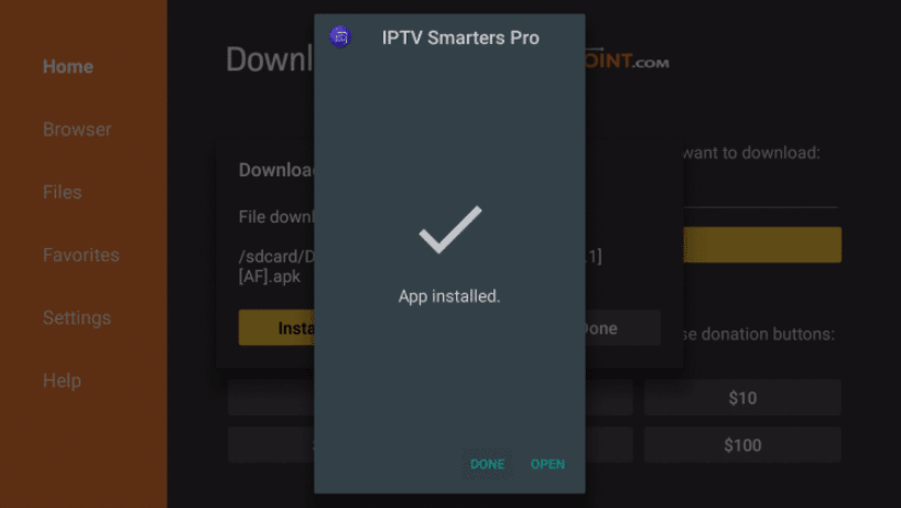 Install IPTV Smarters in Firestick