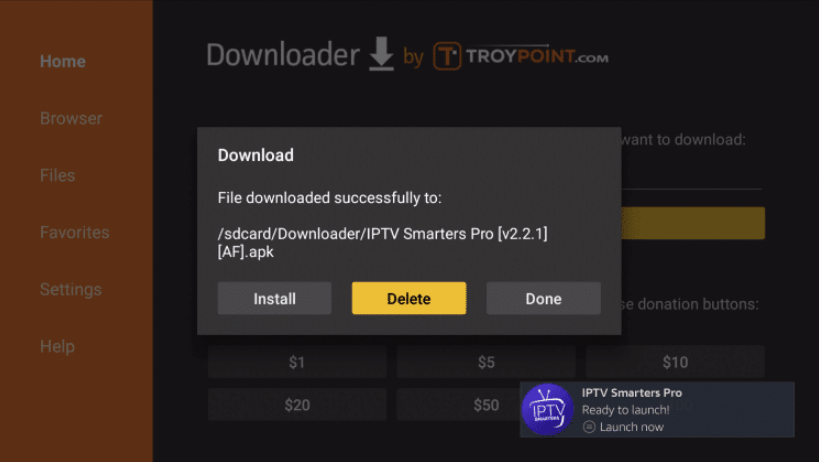 Install IPTV Smarters in Firestick