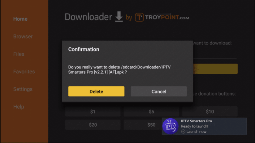 Install IPTV Smarters in Firestick