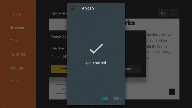 Install Viva TV on Firestick