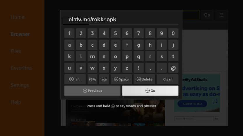 Install Rokkr on Firestick