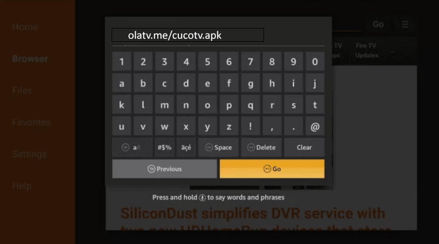 Install Cucotv on Firestick